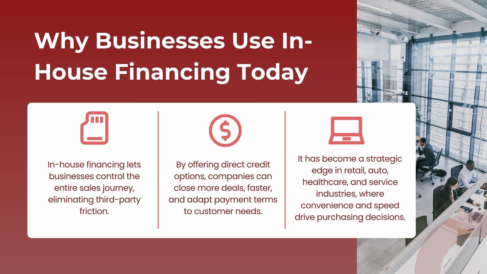 Why Businesses Choose In-House Financing