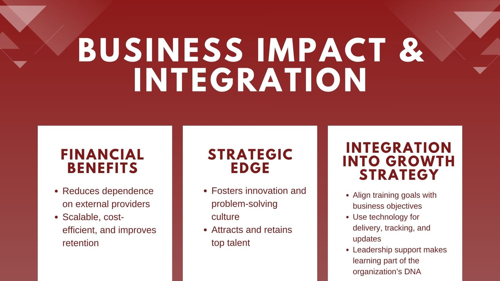 How In-House Training Powers Sustainable Business Growth