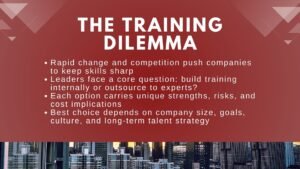 In-house Training vs Outsourcing Employee Development