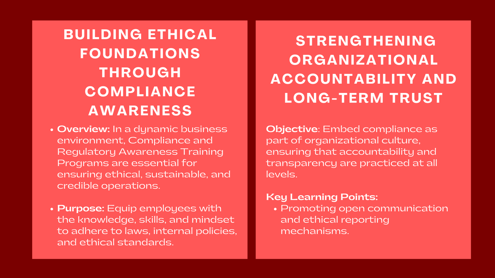 Compliance and Regulatory Awareness Employee Training Programs